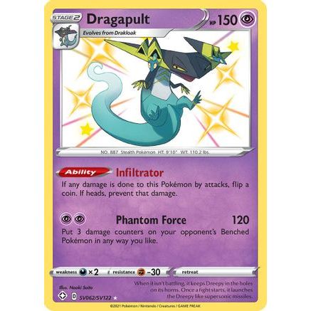 Dragapult SV062/122 - Shining Fates Shiny Vault Holofoil