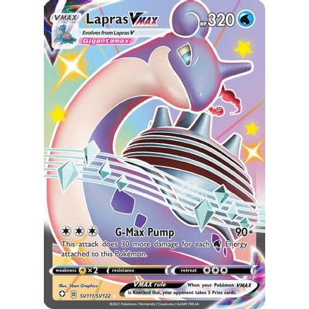 Lapras VMAX SV111/122 - Shining Fates Shiny Vault Holofoil
