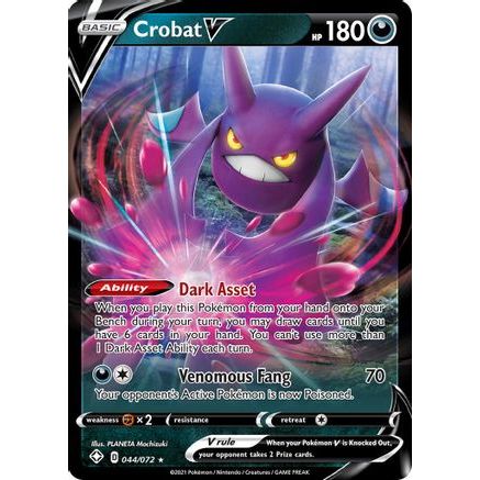 Crobat V 44/72 - Shining Fates Holofoil