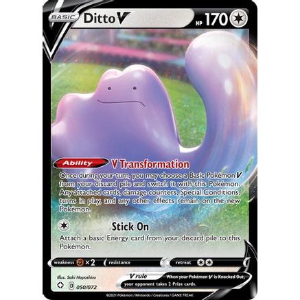 Ditto V 50/72 - Shining Fates Holofoil