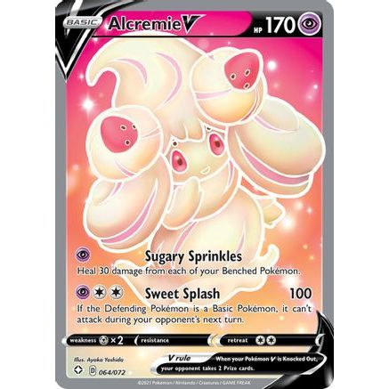 Alcremie V (Full Art) 64/72 - Shining Fates Holofoil