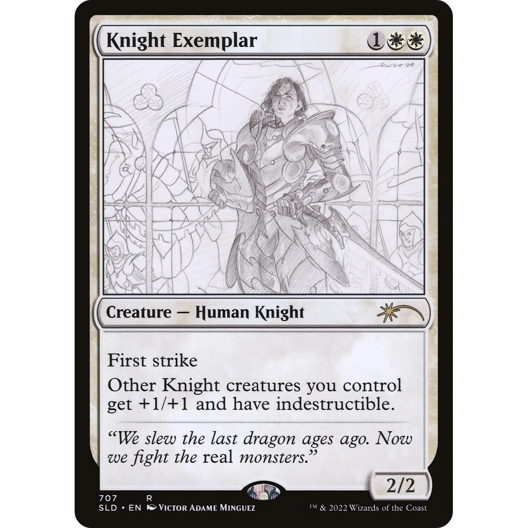 Knight Exemplar (707) (SLD-707) - Secret Lair Drop