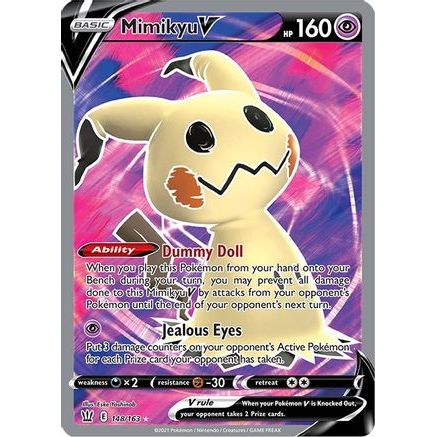 Mimikyu V (Full Art) 148/163 - SWSH05 Battle Styles Holofoil