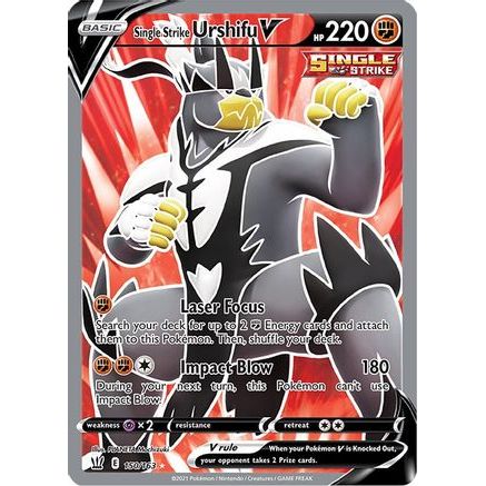 Single Strike Urshifu V (Full Art) 150/163 - SWSH05 Battle Styles Holofoil