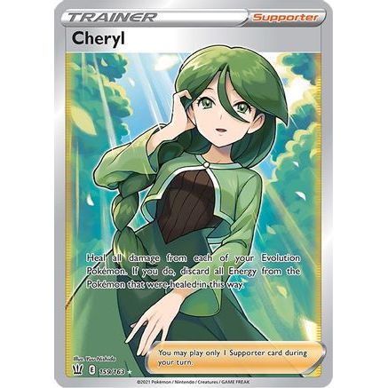 Cheryl (Full Art) 159/163 - SWSH05 Battle Styles Holofoil