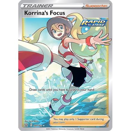 Korrina's Focus (Full Art) 160/163 - SWSH05 Battle Styles Holofoil