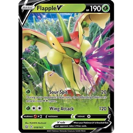Flapple V 18/163 - SWSH05 Battle Styles Holofoil