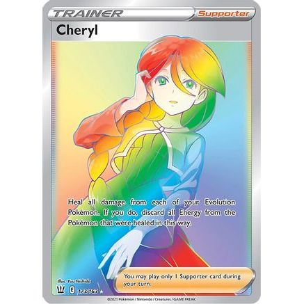 Cheryl (Secret) 173/163 - SWSH05 Battle Styles Holofoil