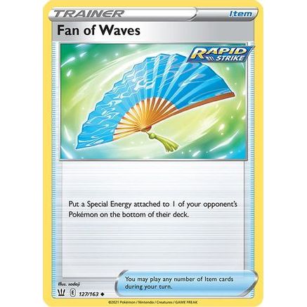 Fan of Waves 127/163 - SWSH05 Battle Styles Reverse Holofoil