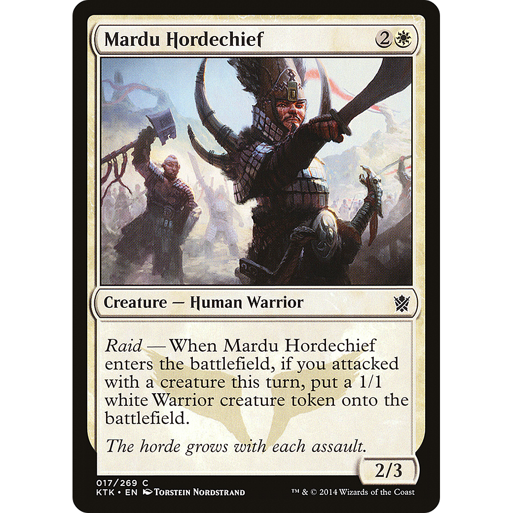 Mardu Hordechief (KTK-017) - Khans of Tarkir Foil
