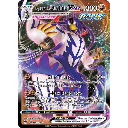 Rapid Strike Urshifu VMAX 88/163 - SWSH05 Battle Styles Holofoil