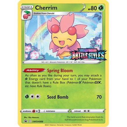 Cherrim - SWSH088 (Prerelease) SWSH088/307 - SWSH Sword & Shield Promo Cards Holofoil