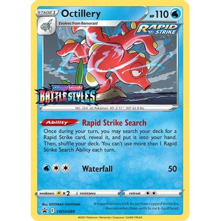 Octillery - SWSH089 (Prerelease) SWSH089/307 - SWSH Sword & Shield Promo Cards Holofoil