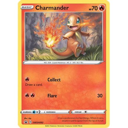 Charmander - SWSH092 SWSH092/307 - SWSH Sword & Shield Promo Cards Holofoil