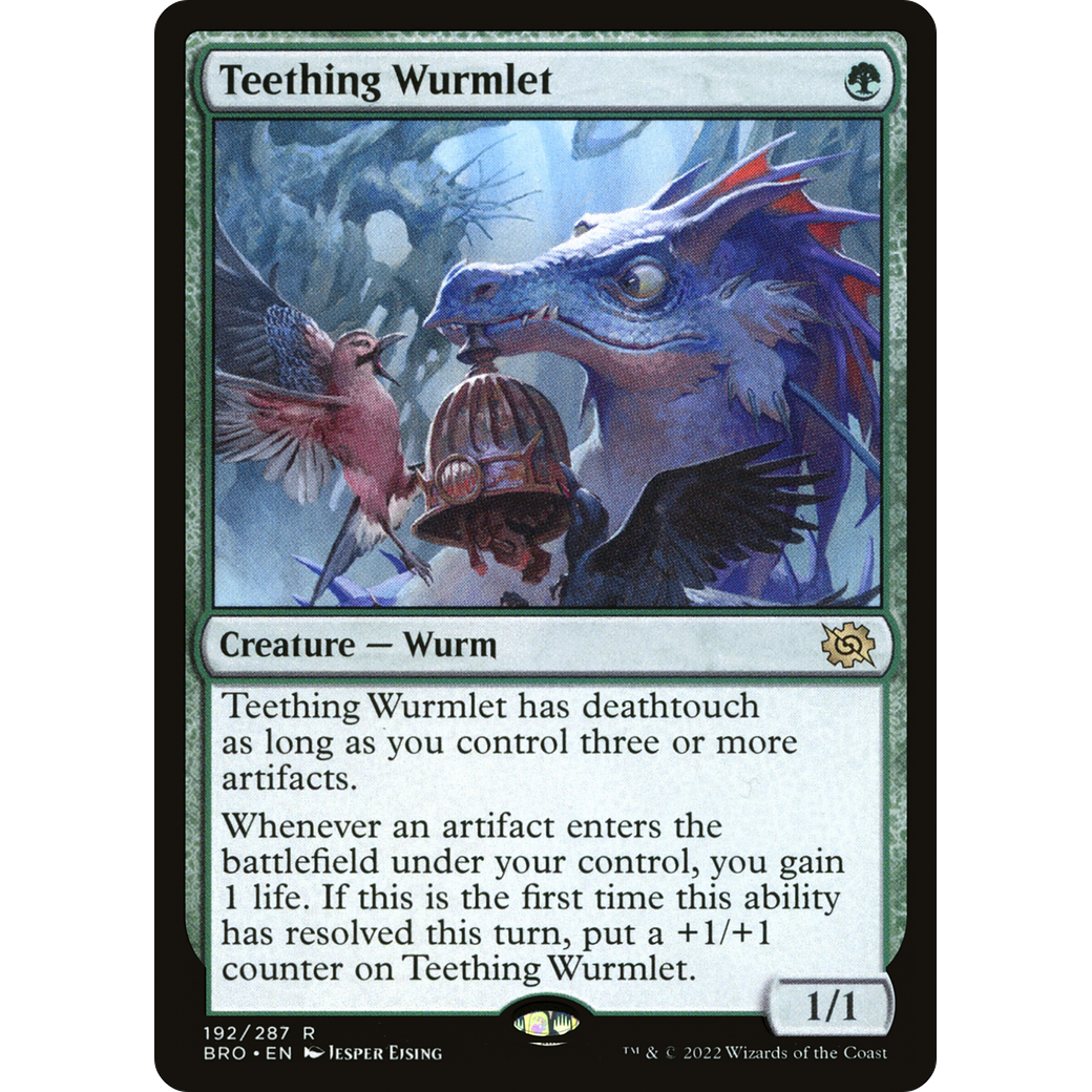 Teething Wurmlet (BRO-192) - The Brothers' War Foil