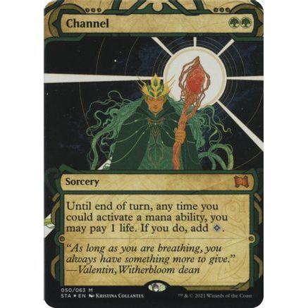 Channel (Foil Etched) (STA-050) - Strixhaven Mystical Archive (Borderless) Foil