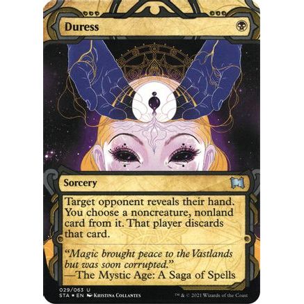 Duress (Foil Etched) (STA-029) - Strixhaven Mystical Archive (Borderless) Foil
