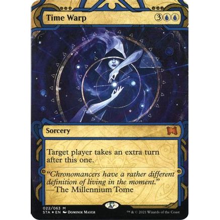 Time Warp (Foil Etched) (STA-022) - Strixhaven Mystical Archive (Borderless) Foil
