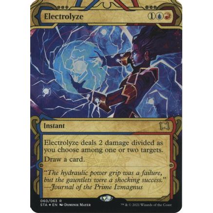 Electrolyze (Foil Etched) (STA-060) - Strixhaven Mystical Archive (Borderless) Foil