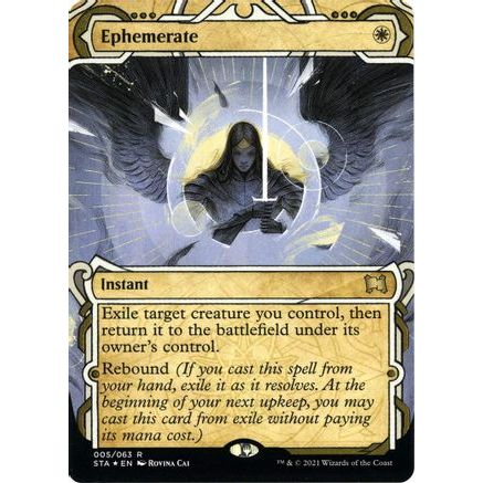 Ephemerate (Foil Etched) (STA-005) - Strixhaven Mystical Archive (Borderless) Foil