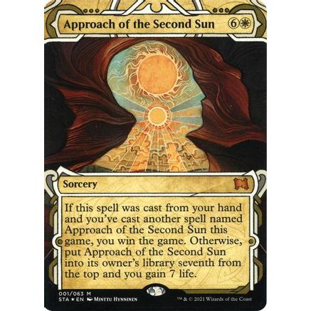 Approach of the Second Sun (Foil Etched) (STA-001) - Strixhaven Mystical Archive (Borderless) Foil