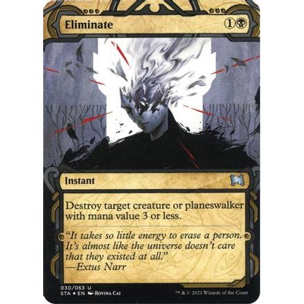 Eliminate (Foil Etched) (STA-030) - Strixhaven Mystical Archive (Borderless) Foil