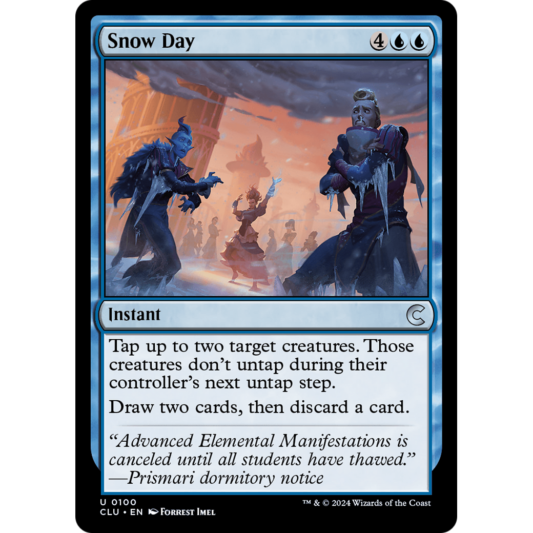 Snow Day (CLU-100) - Ravnica: Clue Edition