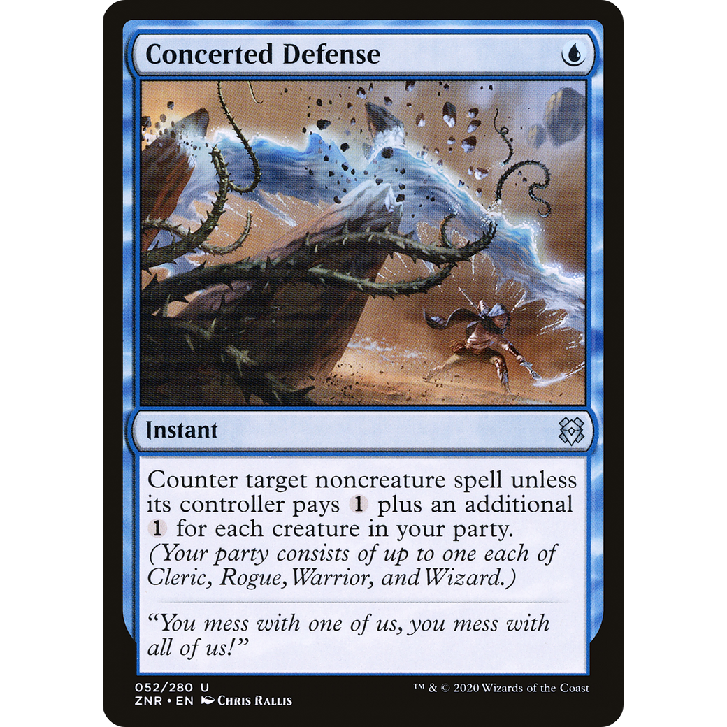 Concerted Defense (ZNR-052) - Zendikar Rising