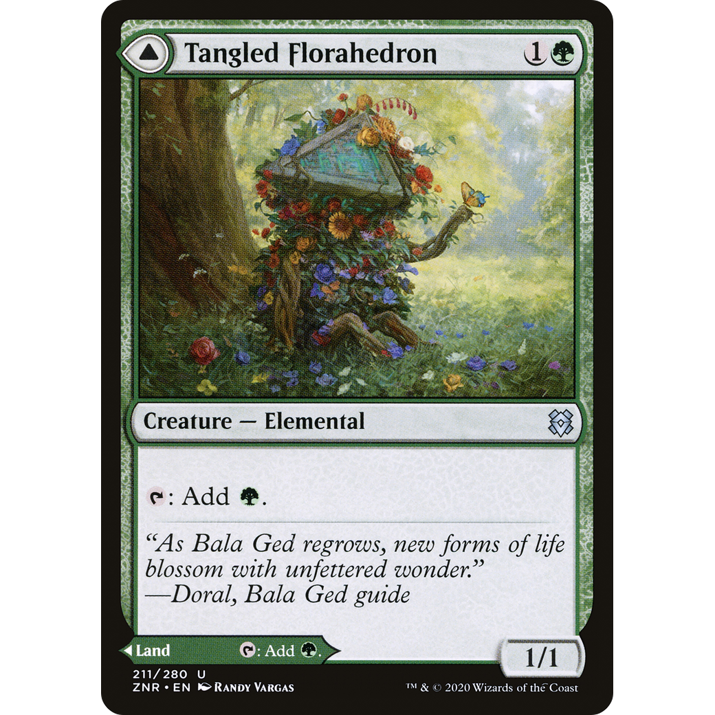 Tangled Florahedron (ZNR-211) - Zendikar Rising