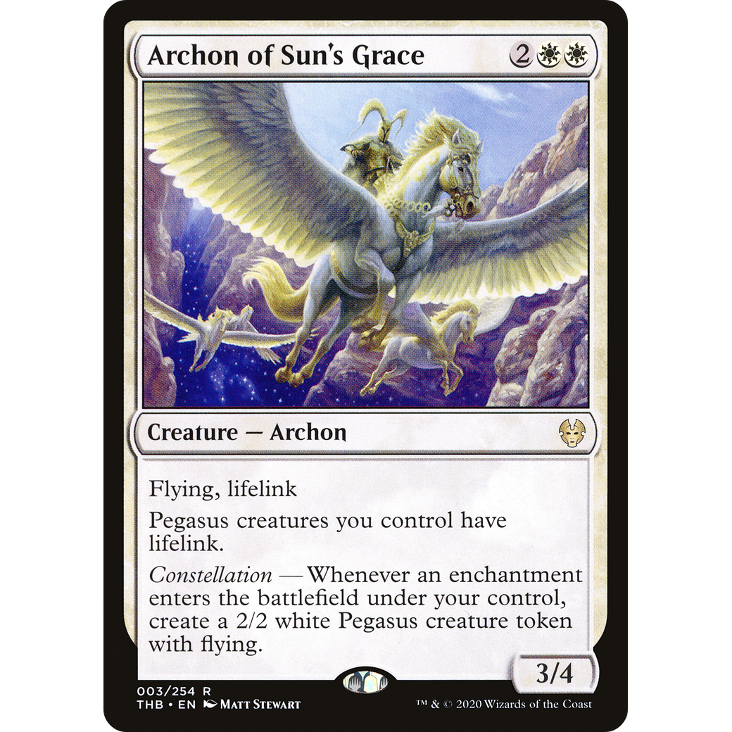 Archon of Sun's Grace (THB-003) - Theros Beyond Death Foil
