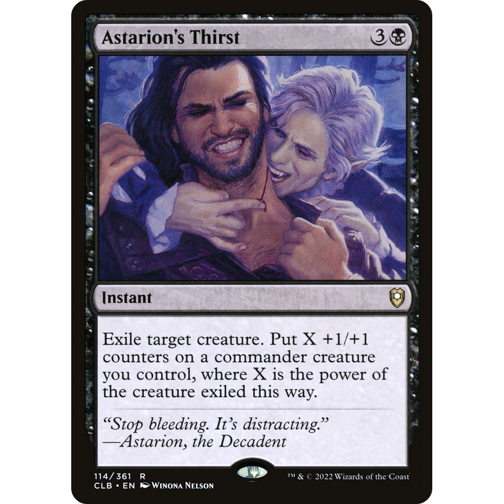 Astarion's Thirst (CLB-114) - Commander Legends: Battle for Baldur's Gate