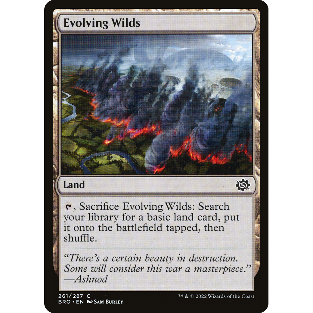 Evolving Wilds (BRO-261) - The Brothers' War Foil