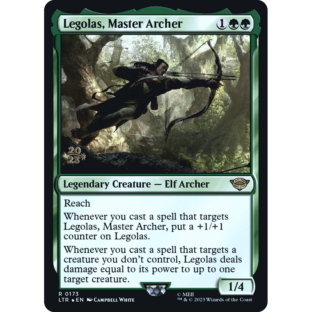 Legolas, Master Archer (PRE-173S) - Tales of Middle-earth Promos Foil