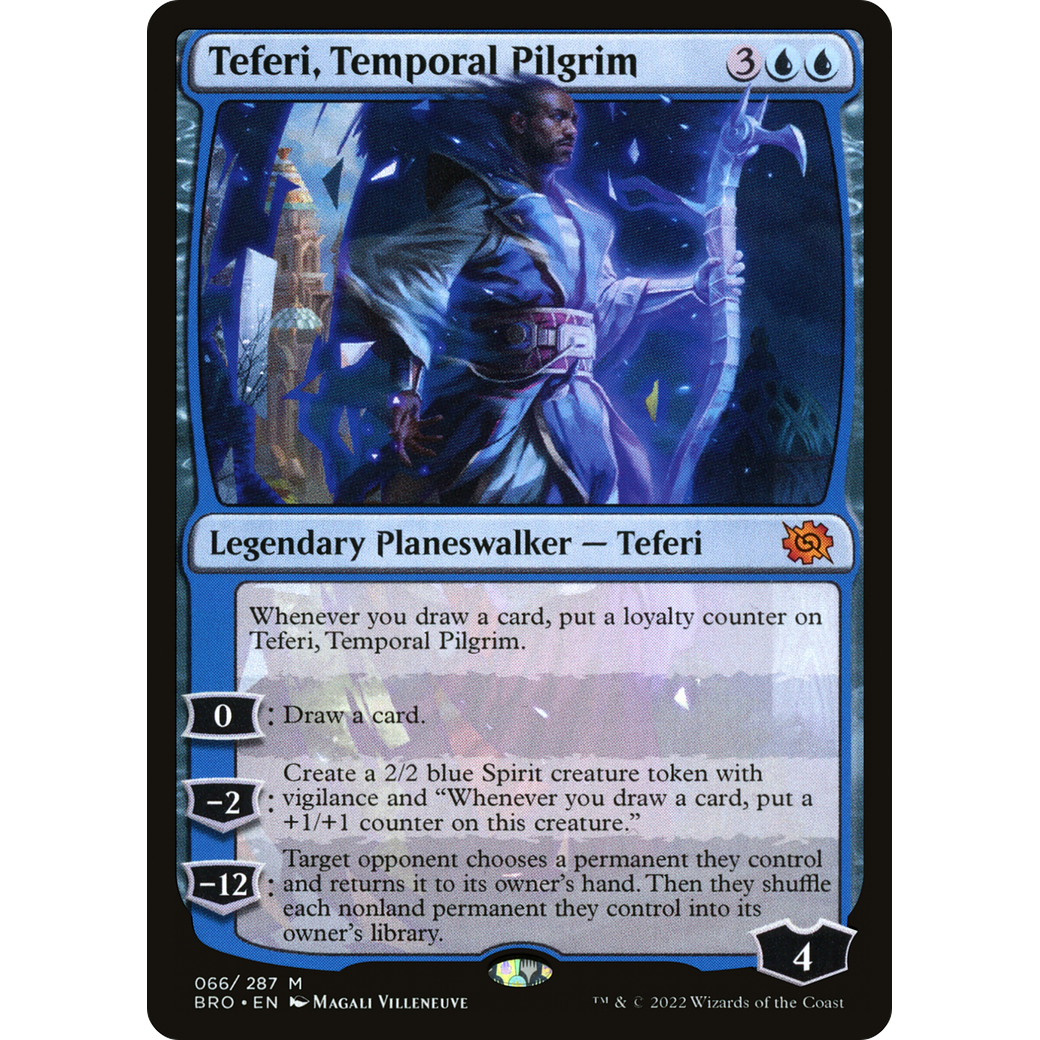 Teferi, Temporal Pilgrim (BRO-066) - The Brothers' War Foil