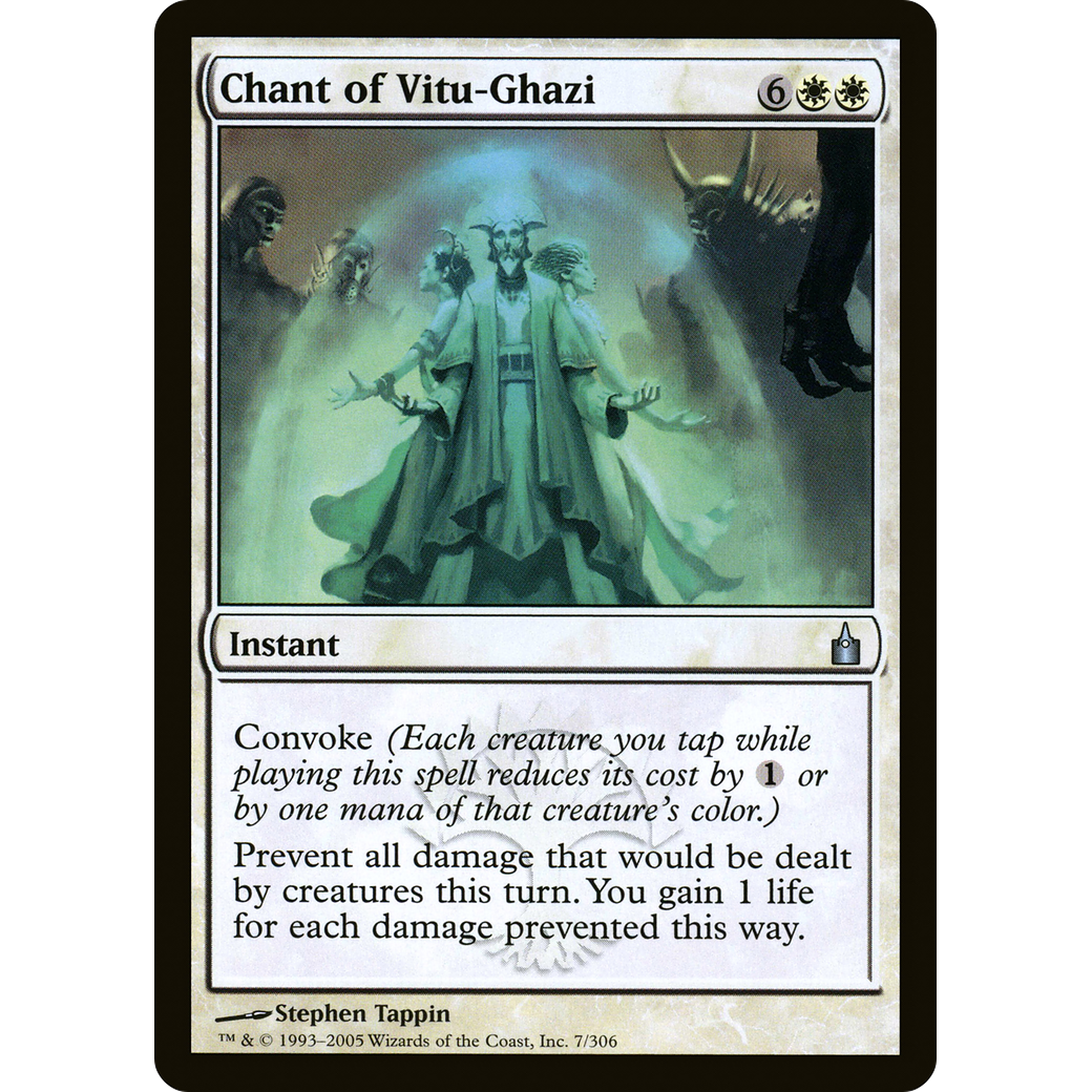 Chant of Vitu-Ghazi (RAV-007) - Ravnica: City of Guilds