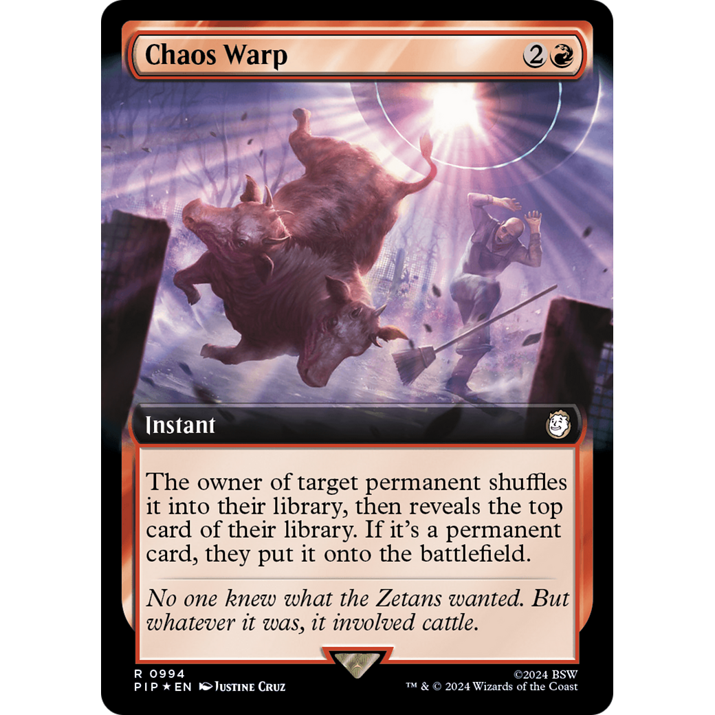 Chaos Warp (PIP-994) - Fallout: (Extended Art) Foil