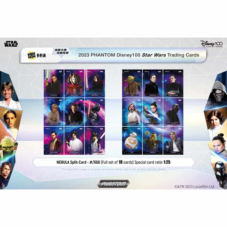 2023 Phantom Disney 100 Star Wars Hobby Edition Trading Cards