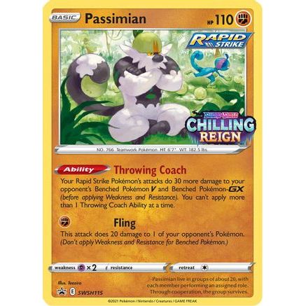 Passimian - SWSH115 (Prerelease) SWSH115/307 - SWSH Sword & Shield Promo Cards Holofoil