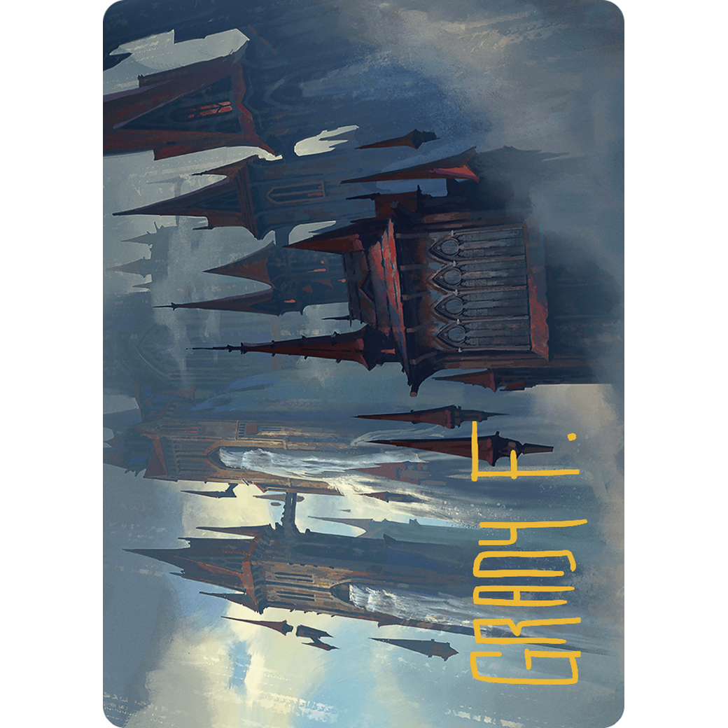 Thundering Falls // Thundering Falls (AMKM-027) - Murders at Karlov Manor Art Series (Borderless) Foil