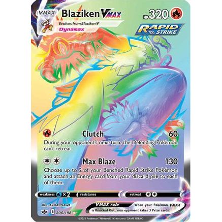 Blaziken VMAX (Secret) 200/198 - SWSH06 Chilling Reign Holofoil