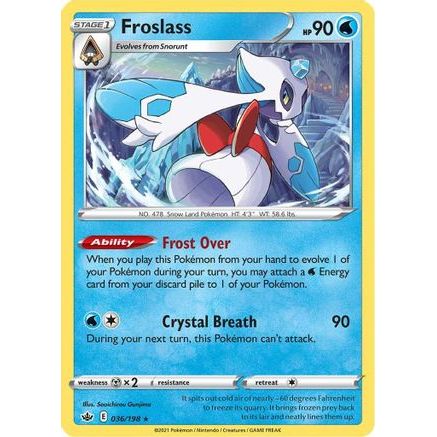 Froslass 36/198 - SWSH06 Chilling Reign Reverse Holofoil