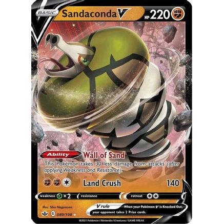 Sandaconda V 89/198 - SWSH06 Chilling Reign Holofoil