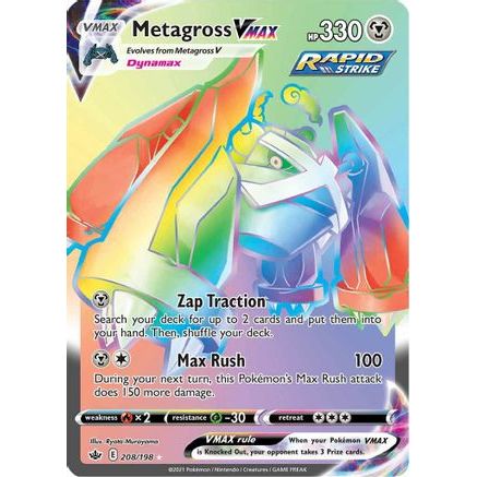 Metagross VMAX (Secret) 208/198 - SWSH06 Chilling Reign Holofoil