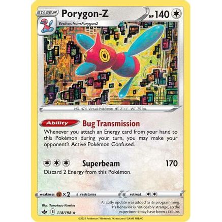 Porygon-Z 118/198 - SWSH06 Chilling Reign Reverse Holofoil
