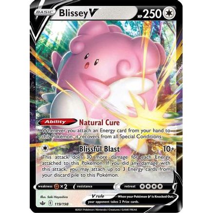 Blissey V 119/198 - SWSH06 Chilling Reign Holofoil