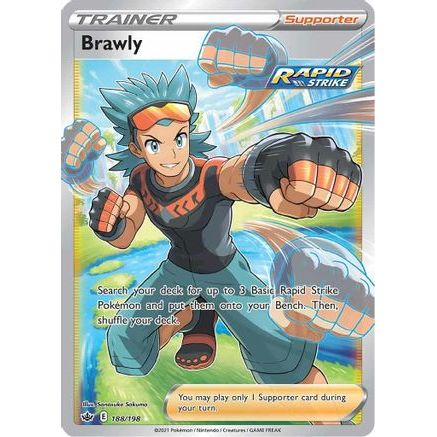 Brawly (Full Art) 188/198 - SWSH06 Chilling Reign Holofoil