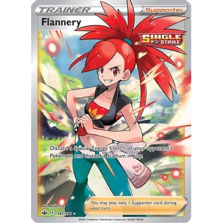 Flannery (Full Art) 191/198 - SWSH06 Chilling Reign Holofoil