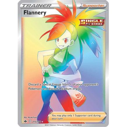 Flannery (Secret) 215/198 - SWSH06 Chilling Reign Holofoil