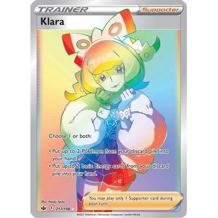 Klara (Secret) 217/198 - SWSH06 Chilling Reign Holofoil
