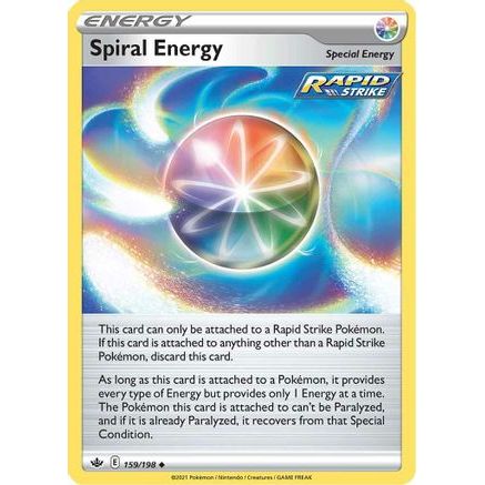 Spiral Energy 159/198 - SWSH06 Chilling Reign Reverse Holofoil